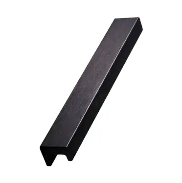Click Here To Enlarge This Photo Of Furnipart 'Station' Cabinet Pull L190mm / C160mm - Brushed Matt Black (437620160-76)