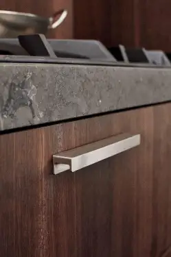Click Here To Enlarge This Photo Of Furnipart 'Station' Cabinet Pull L350mm / C320mm - Inox Look (437620320-66)