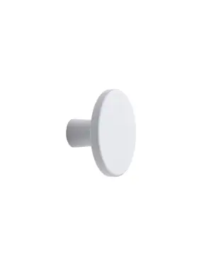 Click Here To Enlarge This Photo Of Furnipart 'Plato' Cabinet Knob D42mm - Matt White (441320042-0500)