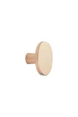 Click Here To Enlarge This Photo Of Furnipart 'Plato' Cabinet Knob D42mm - Brushed Brass (441320042-31)