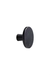 Furnipart 'Plato' Cabinet Knob D42mm - Brushed Matt Black (441320042-76)