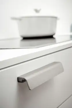 Click Here To Enlarge This Photo Of Furnipart 'Fringe' Cabinet Pull L170mm / C160mm - Inox Look (442220160-66)