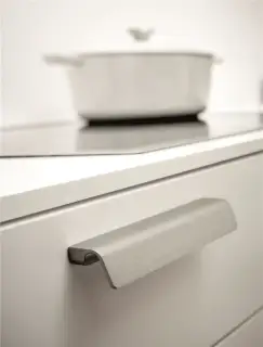 Furnipart 'Fringe' Cabinet Pull L170mm / C160mm - Inox Look (442220160-66)