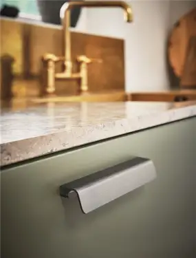 Click Here To Enlarge This Photo Of Furnipart 'Fringe' Cabinet Pull L170mm / C160mm - Brushed Anthracite (442220160-91)