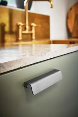 Click Here To Enlarge This Photo Of Furnipart 'Fringe' Cabinet Pull L170mm / C160mm - Brushed Anthracite (442220160-91)