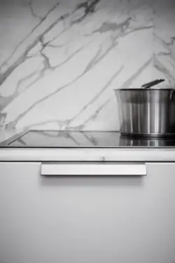 Click Here To Enlarge This Photo Of Furnipart 'Bench' Cabinet Pull L200mm - Inox Look (442320200-66)