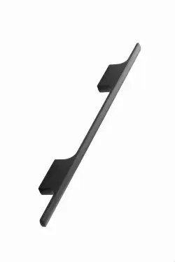 Click Here To Enlarge This Photo Of Furnipart 'Tau' Cabinet Pull L286mm / C160mm - Brushed Matt Black (446320160-76)