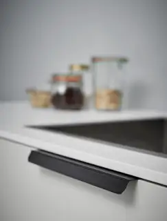 Furnipart 'Accent' Cabinet Pull L200mm / C160mm - Brushed Matt Black (446820200-76)