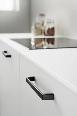 Click Here To Enlarge This Photo Of Furnipart 'Seam' Cabinet Pull L170mm / C160mm - Black (448920160-9005)