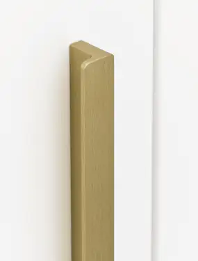 Click Here To Enlarge This Photo Of Furnipart 'Elan' Cabinet Knob L50mm - Brushed Brass (453320032-31)