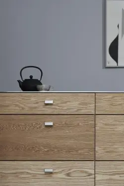 Click Here To Enlarge This Photo Of Furnipart 'Elan' Cabinet Knob L50mm - Inox Look (453320032-66)