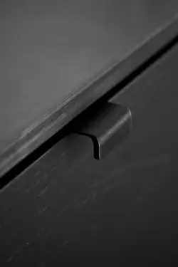 Click Here To Enlarge This Photo Of Furnipart 'Artisan' Cabinet Pull L40mm - Brushed Matt Black (454320040-76)