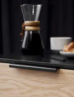 Furnipart 'Artisan' Cabinet Pull L40mm - Brushed Matt Black (454320040-76)