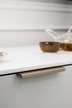 Click Here To Enlarge This Photo Of Furnipart 'Artisan' Cabinet Pull L200mm - Brushed Brass (454320200-31)