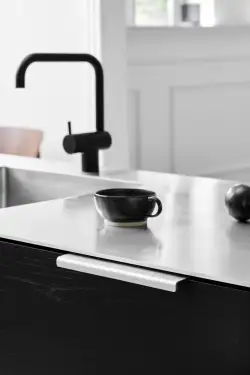 Click Here To Enlarge This Photo Of Furnipart 'Artisan' Cabinet Pull L200mm - Inox Look (454320200-66)