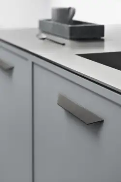 Click Here To Enlarge This Photo Of Furnipart 'Streamline' Cabinet Pull L225mm / C96mm - Black (454520096-9005)