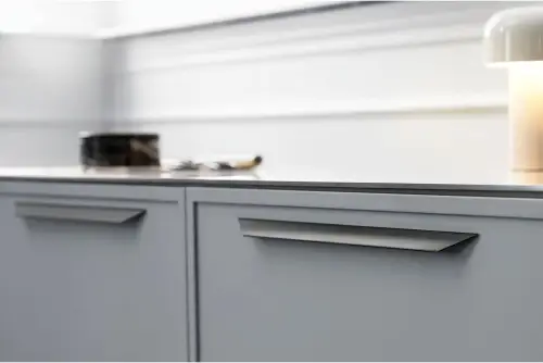 Click Here To Enlarge This Photo Of Furnipart 'Streamline' Cabinet Pull L384mm / C256mm - Black (454520256-9005)