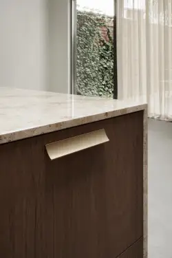 Click Here To Enlarge This Photo Of Furnipart 'Ciel' Cabinet Pull L200mm / C160mm - Matt Brass (459220160-40)