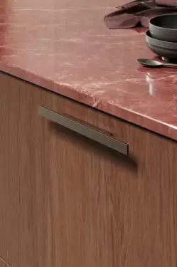 Click Here To Enlarge This Photo Of Furnipart 'Facet' Cabinet Pull L220mm / C96mm - Matt Bronze (459320096-84)