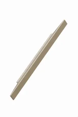 Click Here To Enlarge This Photo Of Furnipart 'Facet' Cabinet Pull L284mm / C160mm - Matt Brass (459320160-40)