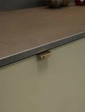 Click Here To Enlarge This Photo Of Furnipart 'Comet' Cabinet Pull L50mm / C32mm - Matt Brass (459420050-40)