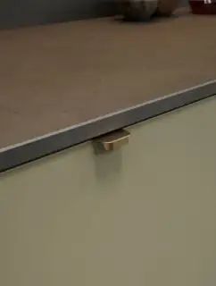 Furnipart 'Comet' Cabinet Pull L50mm / C32mm - Matt Brass (459420050-40)