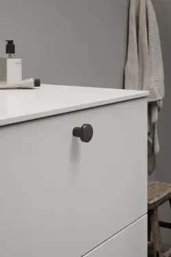 Click Here To Enlarge This Photo Of Furnipart 'Dot' Cabinet Knob D30mm - Antique Brown (511360030-23)