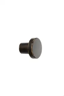 Furnipart 'Dot' Cabinet Knob D30mm - Antique Brown (511360030-23)