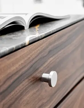 Click Here To Enlarge This Photo Of Furnipart 'Dot' Cabinet Knob D30mm - Inox Look (511360030-66)