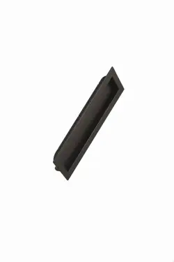 Click Here To Enlarge This Photo Of Furnipart 'Inn' Flush Recessed Cabinet Pull L200mm - Matt Black (512160192-99)