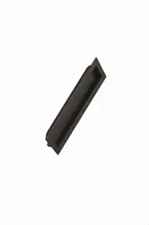 Furnipart 'Inn' Flush Recessed Cabinet Pull L200mm - Matt Black (512160192-99)