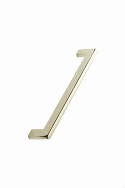 Click Here To Enlarge This Photo Of Furnipart 'Flat' Cabinet Pull L206mm / C192mm - Polished Brass (512860192-29)