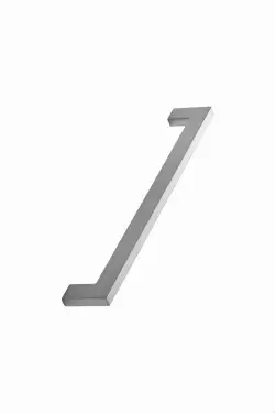 Click Here To Enlarge This Photo Of Furnipart 'Flat' Cabinet Pull L206mm &sol; C192mm - Inox Look &lpar;512860192-66&rpar;