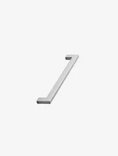 Furnipart 'Flat' Cabinet Pull L206mm / C192mm - Inox Look (512860192-66)