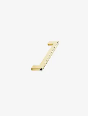 Click Here To Enlarge This Photo Of Furnipart 'Flat' Cabinet Pull L270mm / C256mm - Polished Brass (512860256-29)