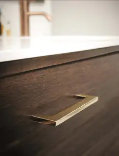 Furnipart 'Flat' Cabinet Pull L462mm / C448mm - Polished Brass (512860448-29)