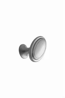 Furnipart 'Oval' Cabinet Knob L60mm - Inox Look (514960060-66)