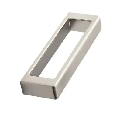 Click Here To Enlarge This Photo Of Furnipart 'Cubico' Cabinet Pull L105mm / C96mm - Inox Look (518660096-66)