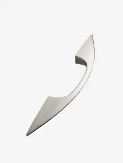 Furnipart 'Arrow' Cabinet Pull L403mm / C256mm - Inox Look (518860128256-66.2)