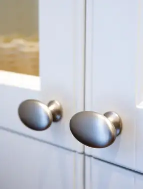 Click Here To Enlarge This Photo Of Furnipart 'Oval' Simple Cabinet Knob L60mm - Inox Look (525060060/66)
