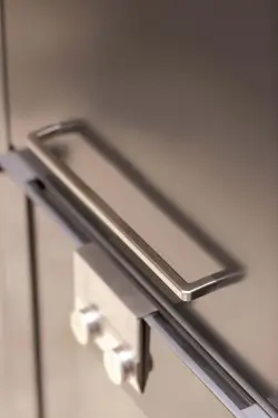 Click Here To Enlarge This Photo Of Furnipart 'Mango' Cabinet Pull L204mm / C192mm - Inox Look (529060192-66.2)