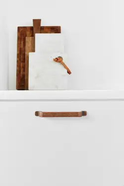 Click Here To Enlarge This Photo Of Furnipart 'Rio' Cabinet Pull L164mm / C128mm - Antique Copper (530660128-98.1)