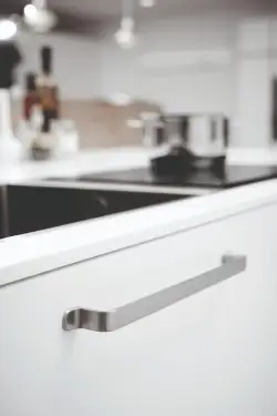 Click Here To Enlarge This Photo Of Furnipart 'Rio' Cabinet Pull L296mm / C256mm - Inox Look (530660256-66)