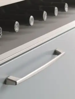 Furnipart 'Car' Cabinet Pull L181mm / C160mm - Inox Look (530860160-66)