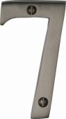 C1560 7-MB Heritage Brass Numeral 7 Face Fix 76mm (3") Matt Bronze Finish