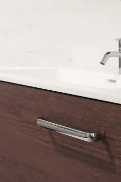 Click Here To Enlarge This Photo Of Furnipart 'Common' Cabinet Pull L170mm / C160mm - Bright Chrome (535960160-08)