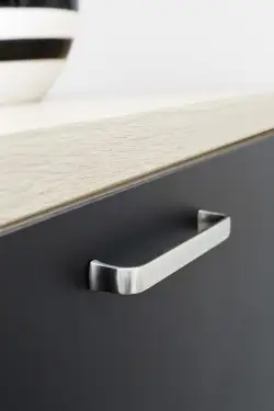 Click Here To Enlarge This Photo Of Furnipart 'Common' Cabinet Pull L170mm / C160mm - Inox Look (535960160-66)