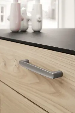 Click Here To Enlarge This Photo Of Furnipart 'Rho' Cabinet Pull L175mm / C160mm - Inox Look (536260160-66)