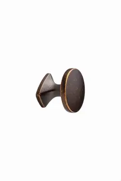 Click Here To Enlarge This Photo Of Furnipart 'Classic' Cabinet Knob D34mm - Antique Brown (536460034-23)