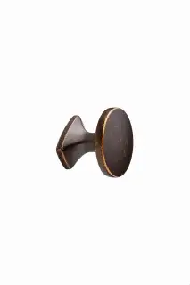 Furnipart 'Classic' Cabinet Knob D34mm - Antique Brown (536460034-23)